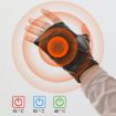Adjustable Temperature Rechargeable Electric Heating Gloves, Size M, Pink - 4
