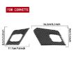 Chevrolet Corvette C8 Door Radar Sticker Set - Black (2pcs) - 3