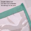 Pink Magnetic Transparent Rain Cover for EV Charging Port - 5