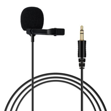 Rode Wireless Camera Lavalier Microphone, 1.5m Length, Black - 1