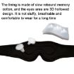 Bluetooth 5.0 Sleep Eye Mask - 3D Wireless Music Headphones (Black) - 5