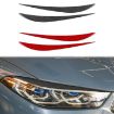BMW 8 Series G14 Headlight Eyebrow Sticker Red 2019-2024 2pcs Set - 2