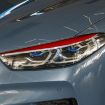 BMW 8 Series G14 Headlight Eyebrow Sticker Red 2019-2024 2pcs Set - 7