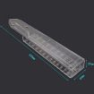 Transparent Plastic Outdoor Rain Gauge Measuring Tool (25x4.5x2.7cm) - 3