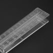 Transparent Plastic Outdoor Rain Gauge Measuring Tool (25x4.5x2.7cm) - 5