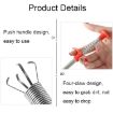 160cm Multifunctional Four-claw Grapple Bendable Hose Sewer Dredge - 5