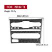 Infiniti G35/G37/G25/Q60 Console CD AC Switch Panel Sticker Black - 3
