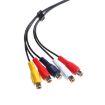 Samsung 3.5+2.5 to 5RCA Double-head LCD TV AV Component Cable - 5