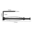 Black Stainless Steel Roll Paper Holder with Damping Effect - Towel Bar - 3