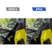 Chevrolet Corvette C8 Rear Door Inner Frame Sticker Set - Black (2pcs) - 5