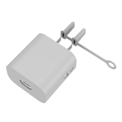Huawei Honor 40W AC01 Charger Silicone Protective Cover - Grey - 1
