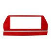 BMW 8 Series G14 RHD Navigation Screen Frame Sticker Red 2019-2024 - 1
