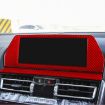 BMW 8 Series G14 RHD Navigation Screen Frame Sticker Red 2019-2024 - 7