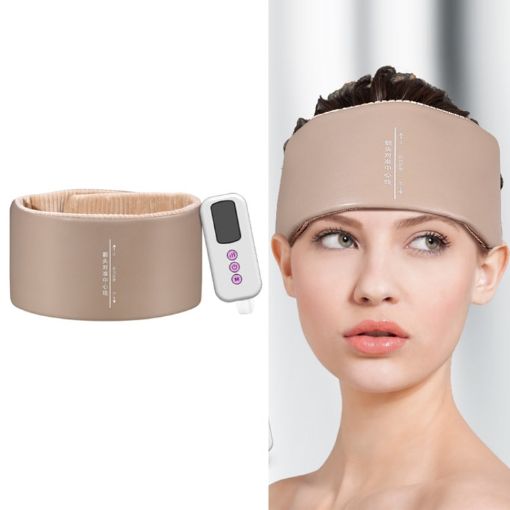 JKQ-121 Multifunctional Head Massager with Hot Compress (Camel) - 1