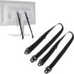 TV & Furniture Anti Tip Straps - Baby Safety Lock, 2pcs, Silver, 2.5x80cm - 2