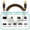 EMK GM/A8.0 Digital Optical Fiber Audio Cable 1.8m Transparent Coffee - 5