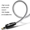 EMK QH4.0 Mini Toslink 3.5mm SPDIF Audio Fiber Optical Cable 15m Black - 4