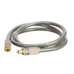 EMK YL/B 2m Transparent Gray Optical Fiber Audio Cable Square to Square - 2
