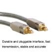EMK YL/B 10m Transparent Gray Optical Fiber Audio Cable Square to Square - 4