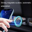 D19 Car Magnetic Phone Holder Rotatable Metal Bracket, Air Outlet Silver - 4