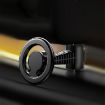 D19 Car Magnetic Phone Holder Rotatable Metal Bracket, Seat Black - 1