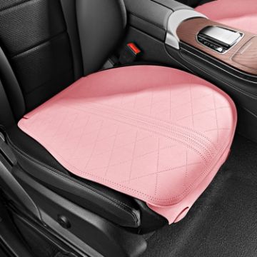 Pink Flip-fur Car Cushion - Breathable Ventilation for All Seasons - 1