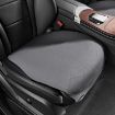 Breathable Flip-fur Car Cushion - Gray Front Seat, All-Season Use - 1