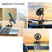 D27 Silver Car Magnetic Telescopic Folding Phone Holder for Navigation - 6
