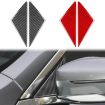 BMW 8 Series G14 A-pillar Stickers 2019-2024 Red 2pcs Set - 2