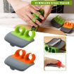 Orange Palm Hand Peeler for Potato, Fruit & Vegetable - Kitchen Tool - 2