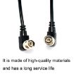BNC Male to Male Elbow Coaxial Cable 0.5m Audio Video Connector - 3