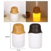 Dark Wood Grain USB Desktop Humidifier & Aromatherapy Night Light - 2