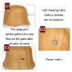 Dark Wood Grain USB Desktop Humidifier & Aromatherapy Night Light - 3