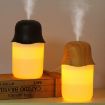 Dark Wood Grain USB Desktop Humidifier & Aromatherapy Night Light - 5
