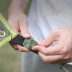 Dark Green Tent Shark Clips - Windproof Canopy Pull Points for Camping - 6