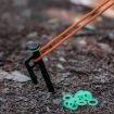 100pcs Luminous Silicone Camping Nail Reflective Warning Rings - 2