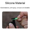 100pcs Luminous Silicone Camping Nail Reflective Warning Rings - 4