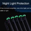 100pcs Luminous Silicone Camping Nail Reflective Warning Rings - 5