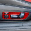 BMW 8 Series G14 Seat Adjustment Stickers 2019-2024, 2pcs Set, Red - 7