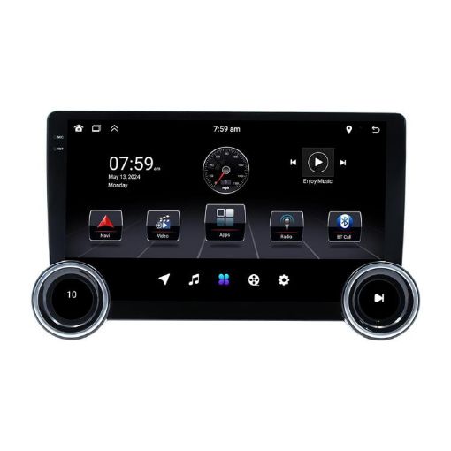 10.1" IPS Display Car Navigation, 2.5D Touch, Bluetooth, FM, 2+64GB Memory - 1
