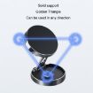 Folding Circular Car Magnetic Suction Bracket - Silver, Multi-Angle - 3