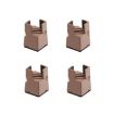 Adjustable Furniture Feet Pads 4pcs, 50mm High, Brown Clip 22-42mm - 1
