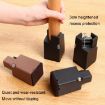 Adjustable Furniture Feet Pads 4pcs, 75mm High, Brown Clip 22-42mm - 5