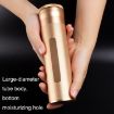 Black Metal Humidor Cigar Tube with Humidity Display Storage Bin - 5