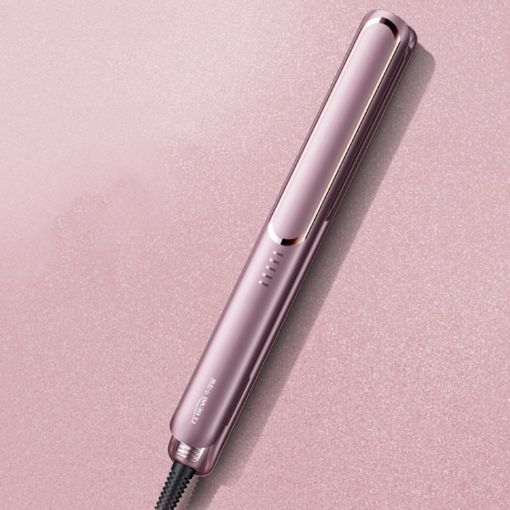 LTBEAR Ion Hair Straightener & Curler, Wet/Dry, Anti-Hot, CN Plug, Champagne - 1