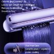 LTBEAR Ion Hair Straightener & Curler, Wet/Dry, Anti-Hot, CN Plug, Champagne - 9