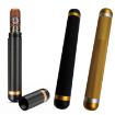 Gold Metal Cigar Humidor Storage Tube - Convenient Cigar Holder - 2