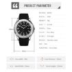 SKMEI 9286 Men's Waterproof Quartz Watch - Black Belt & Noodles - 7