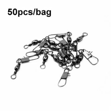 HENGJIA SS007 B-pin Connector 8 Shape Swivel Loop 50pcs 12+1B 25.5mm - 1