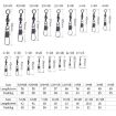 HENGJIA SS007 B-pin Connector 8 Shape Swivel Loop 50pcs 12+1B 25.5mm - 3